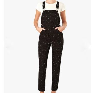 WeWoreWhat Basic Crystal Denim Overalls